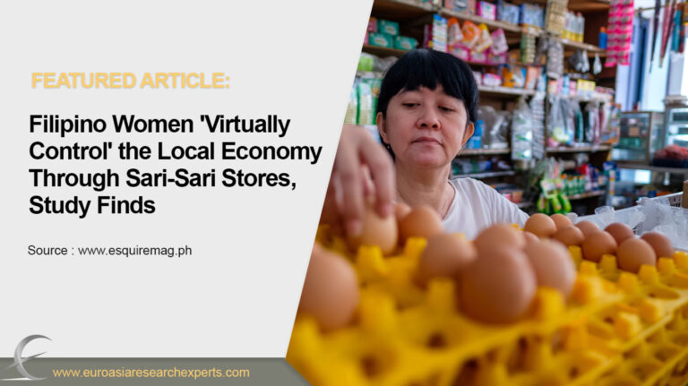 Filipino Women ‘Virtually Control’ the Local Economy Through Sari-Sari Stores, Study Finds